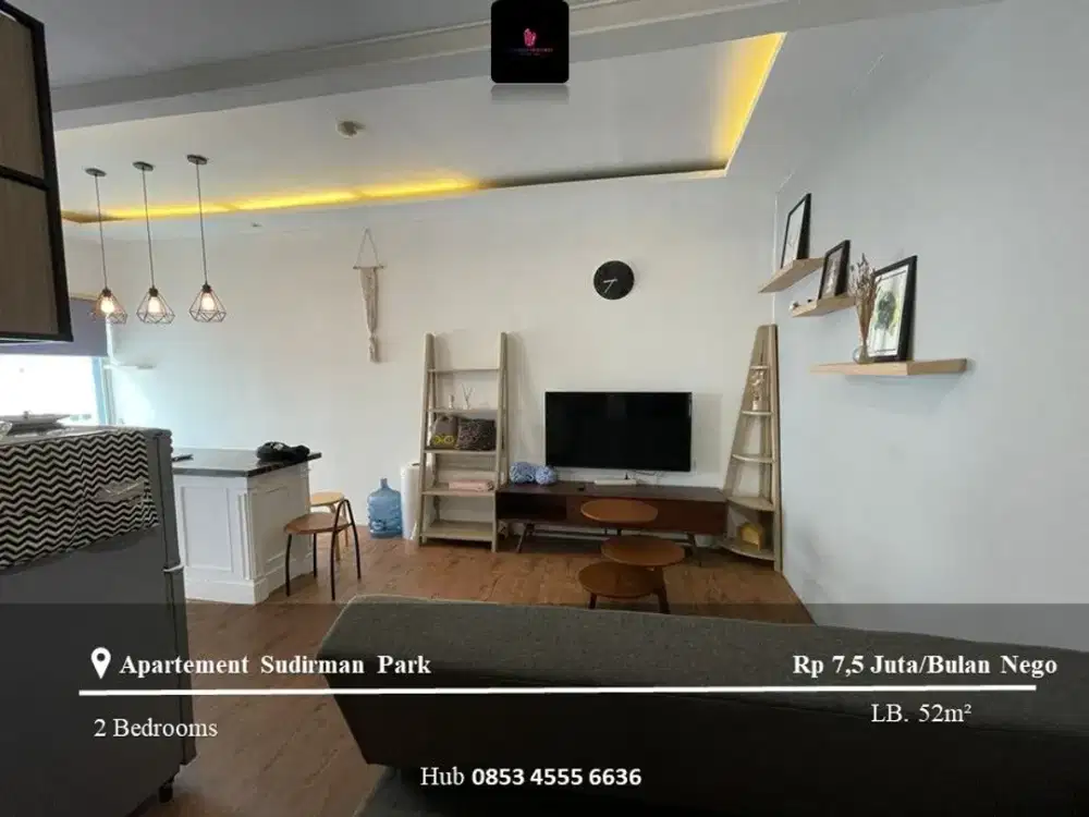 Disewakan Apartement Sudirman Park High Floor 2BR Fully Furnished