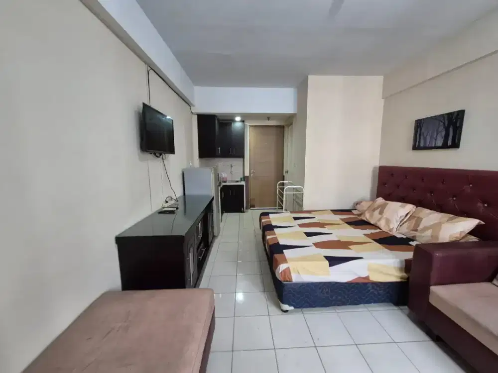 Disewakan Studio Full Furnish Apartemen Gading Icon Bulanan Murah