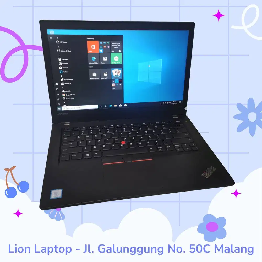 RAM 16GB Core i5 Gen7 SSD 256GB Lenovo Thinkpad T470 [26|01]