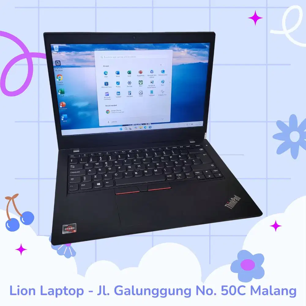 Gaming/Editing AMD Ryzen 5 PRO 8/256 MULUS Lenovo Thinkpad L14 [26|01]