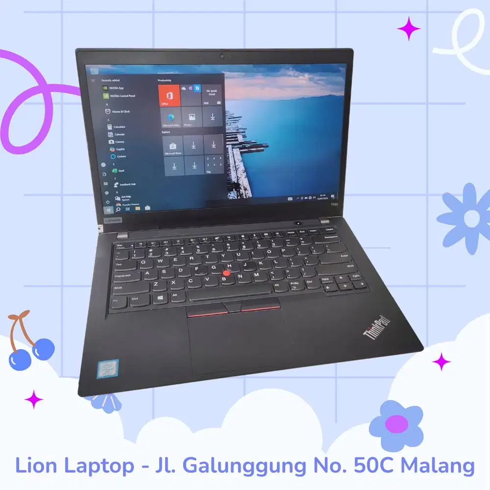 Double VGA NVIDIA Core i5 8/256 Slim Lenovo Thinkpad T490 [26|01]