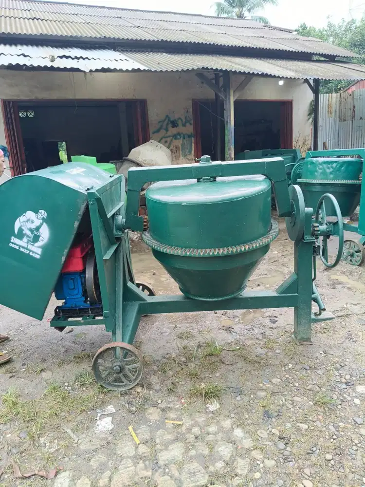 Jual Mesin Molen Beton Trindo Gentong 350liter Mulus Siap Pakai