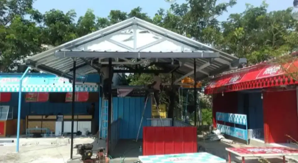 Melayani renop bongkar pasang atap. Pelavon dll