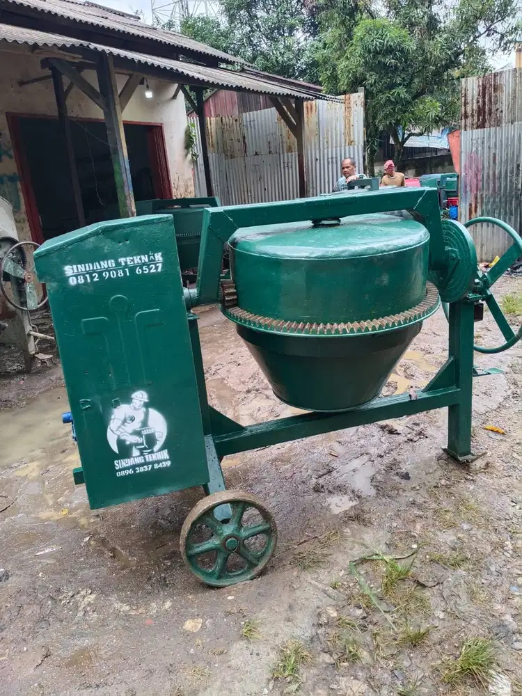 Jual Pengaduk Semen Cor Beton Trindo 350liter Siap Kerja