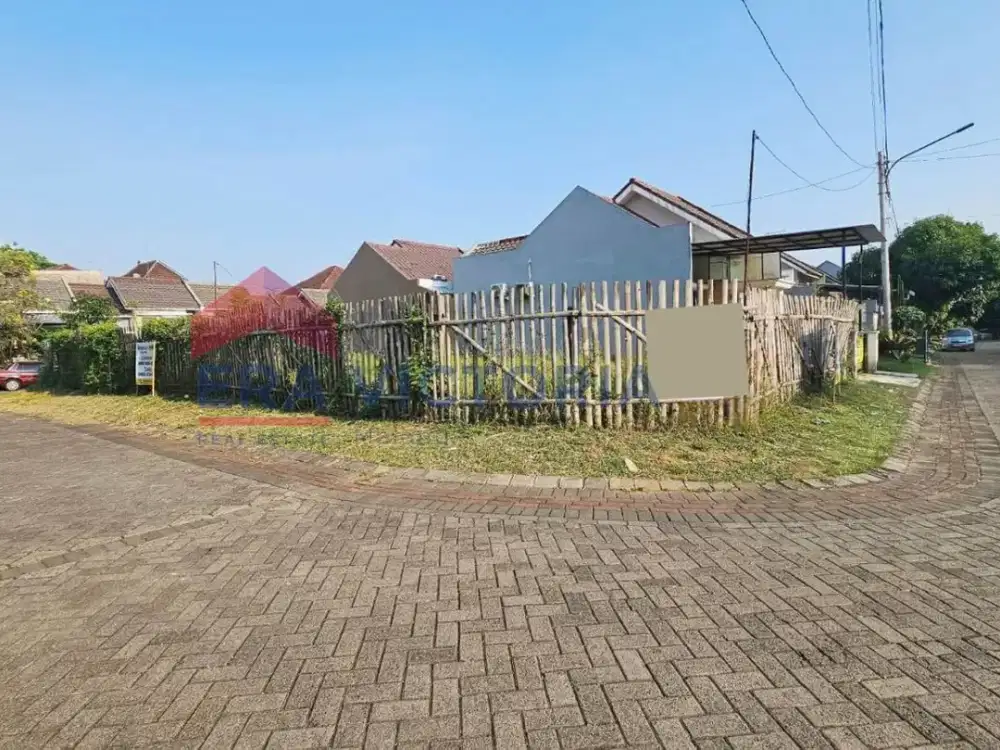 Tanah Dijual Lokasi Strategis Perumahan Premium One Gate System, Kavling Hook