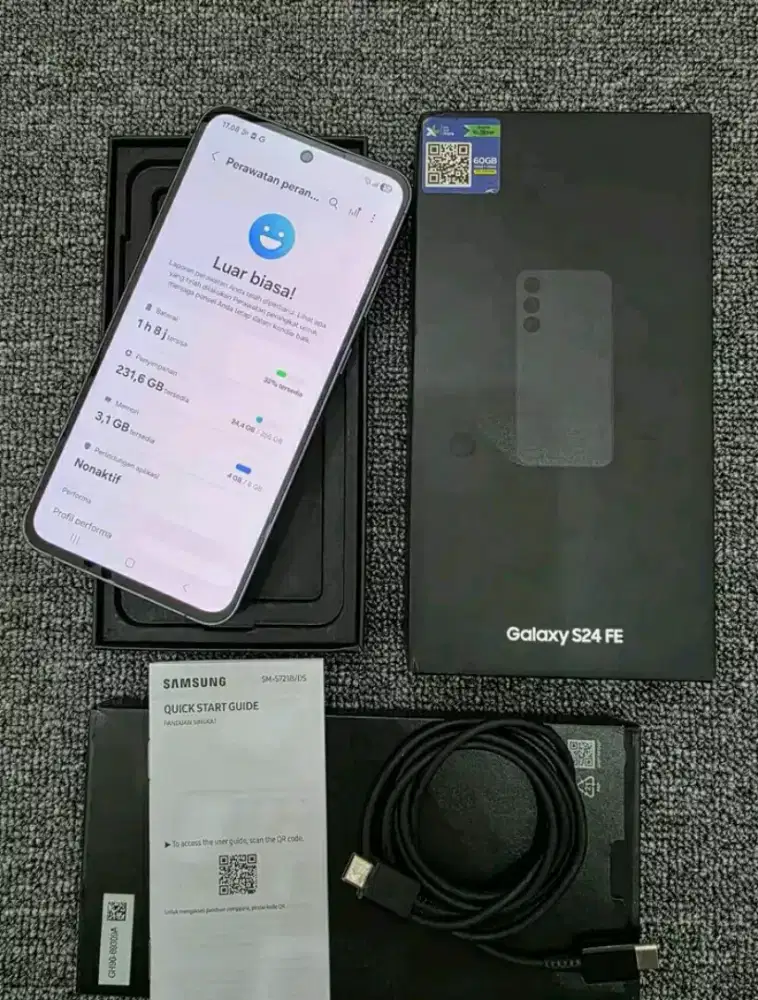 Samsung S24 FE 5G 8/256 Garansi SEIN
