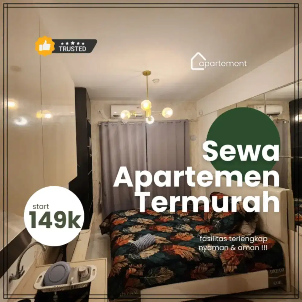 Disewakan Apartemen Sentra Timur Harian/Transit Jakarta Termurah