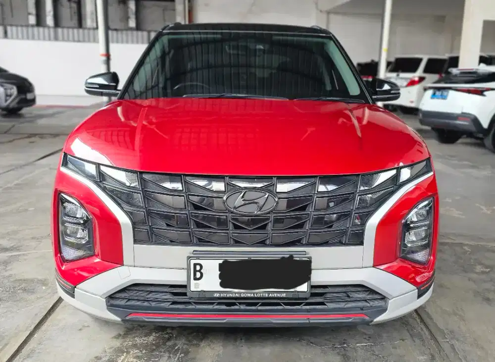 Baru 19rban Km Hyundai Creta Prime AT 2023 Merah Mulus Gres Siap Pakai