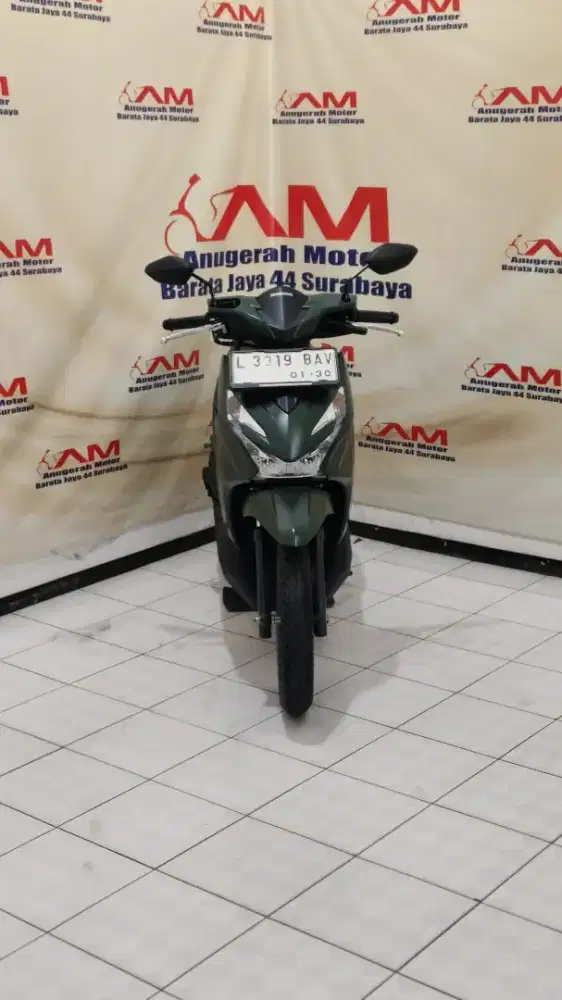 Km 6 Ribu Beat Deluxe Iss Keyless Tahun 2024 hijau doff