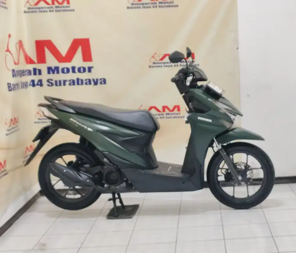 Ready Km 6 Ribu Beat Deluxe Iss Keyless Tahun 2024 hijau doff