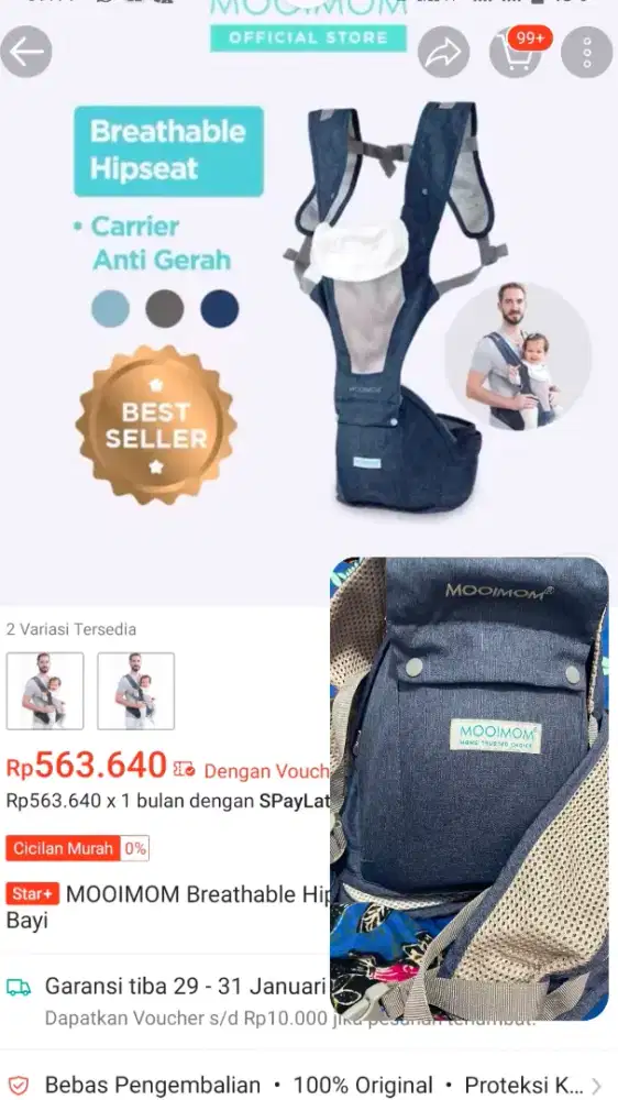 GENDONGAN HIPSEAT MOMOIMOM