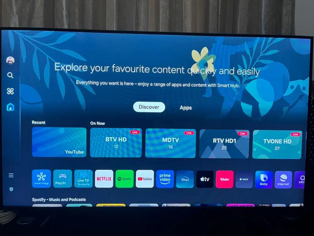 SAMSUNG LED TV SMART 4K 50 INCH CU8000