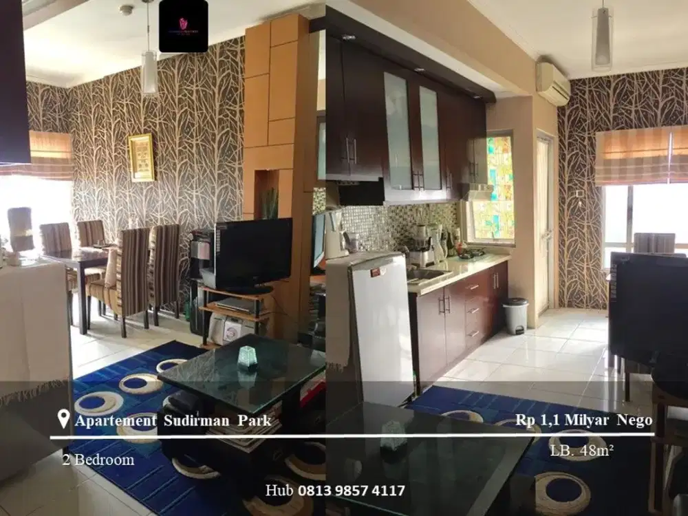 Dijual Apartement Sudirman Park High Floor 2BR FF