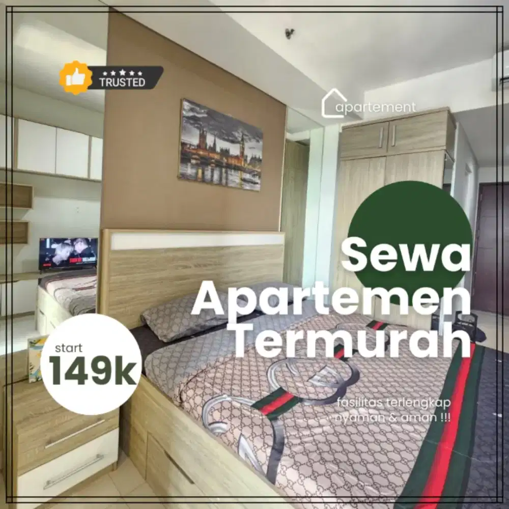 Disewakan apartemen PATRALAND URBANO BEKASI Harian/Transit Termurah