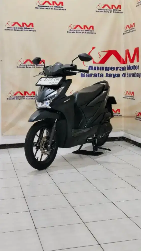 Ready Km 2 Ribu Honda beat deluxe keyless Tahun 2025 Hitam doff