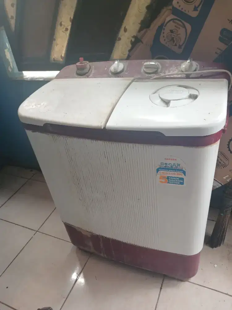Mesin cuci kondisi mati pemakaian 5 tahun
