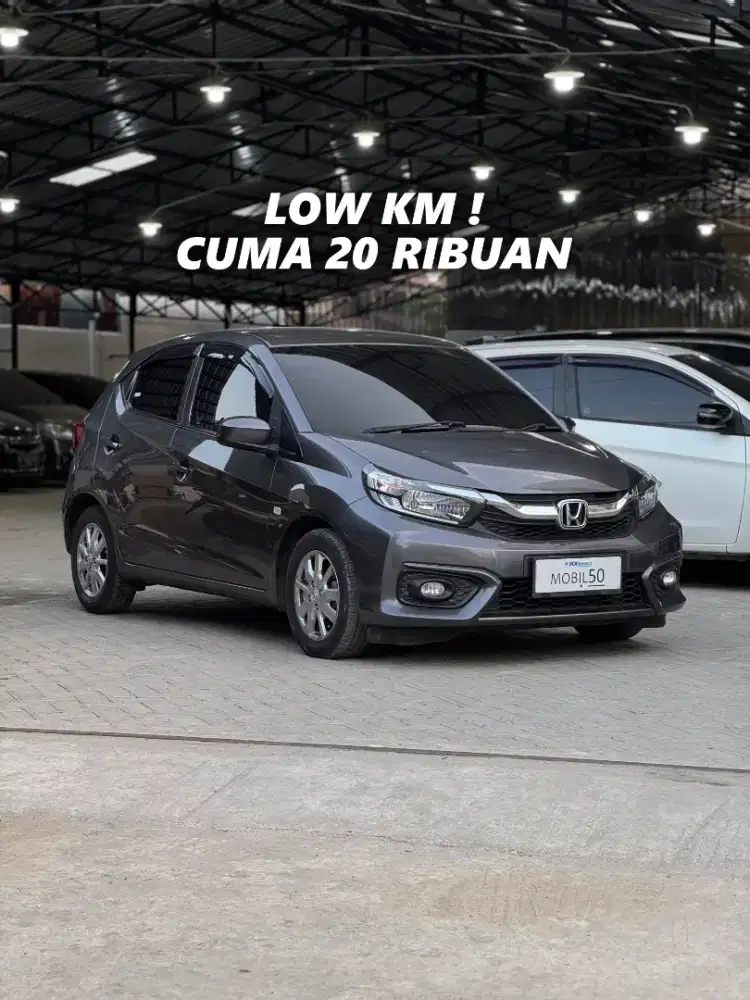 (DP 30 JT) LOW KM HONDA BRIO SATYA E CVT 2020/2021