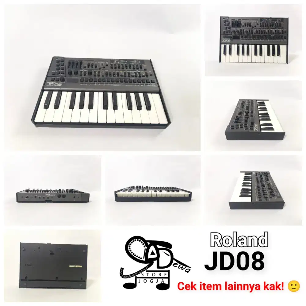 ROLAND JD08 SYNTHESIZER SYNTH KEYS JD 08 jd800 800 SEQUENCER