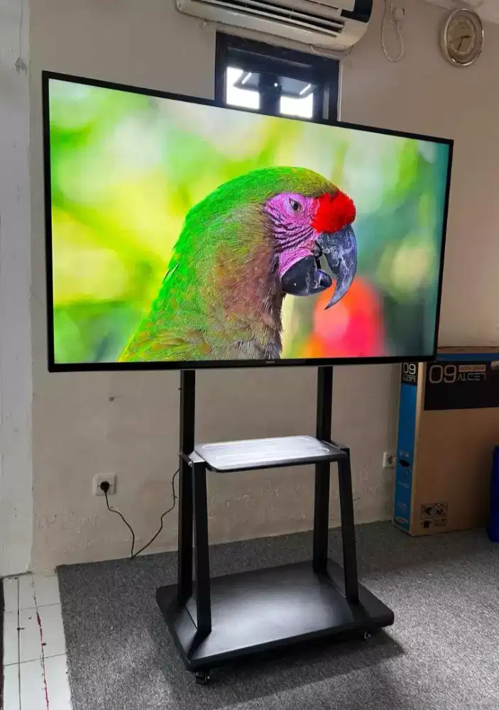 Bracket tv type Standing kaki roda penguncian