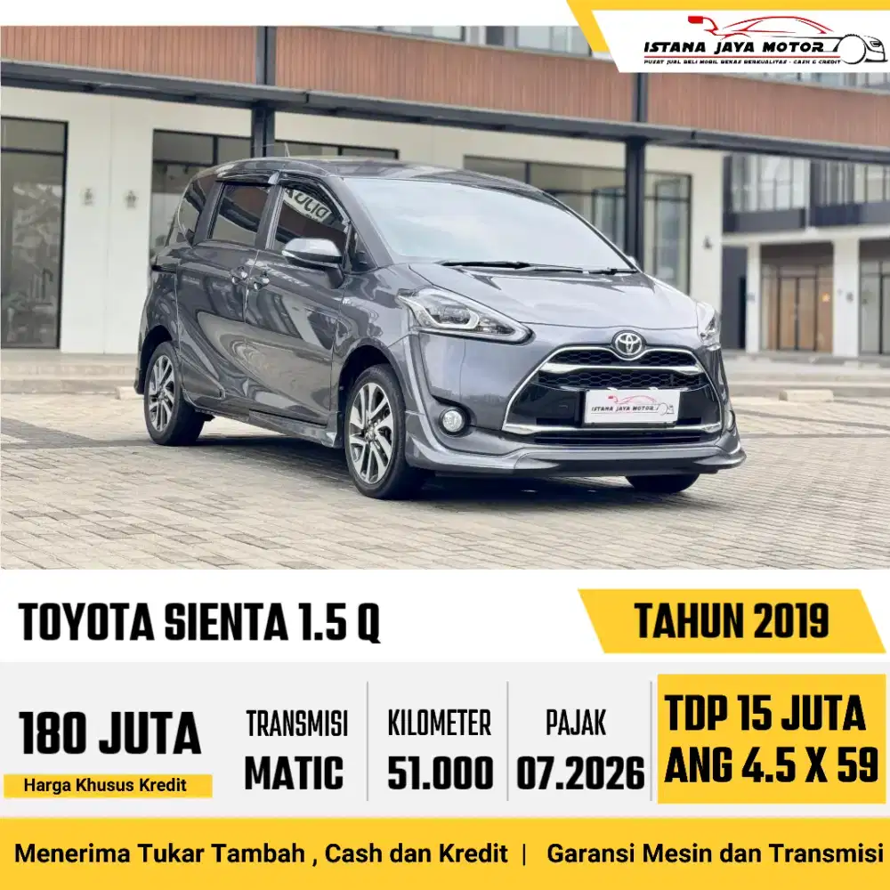 TOYOTA SIENTA 1.5 Q CVT 2019
