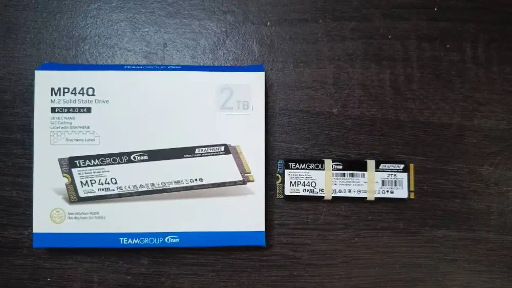 SSD NVMe M.2 Teamgroup MP44Q 2TB + Heatsink