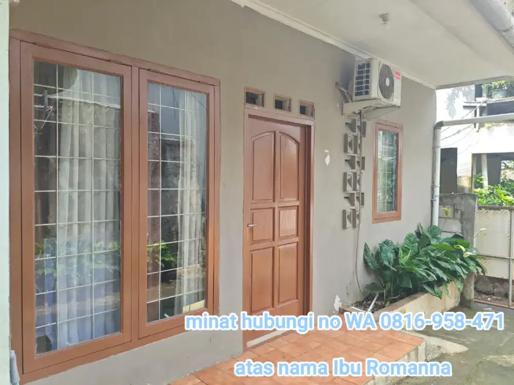 Dikontrakkan 1 Rumah