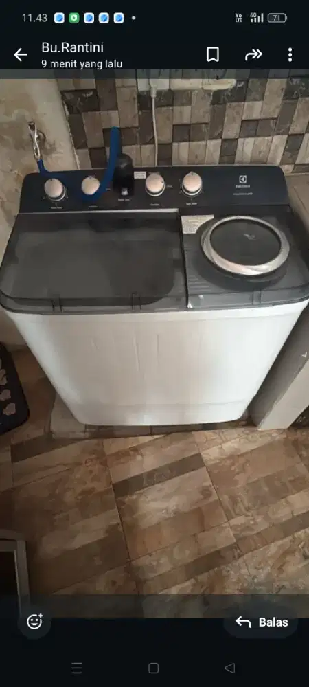 Mesin cuci Electrolux 12 kg