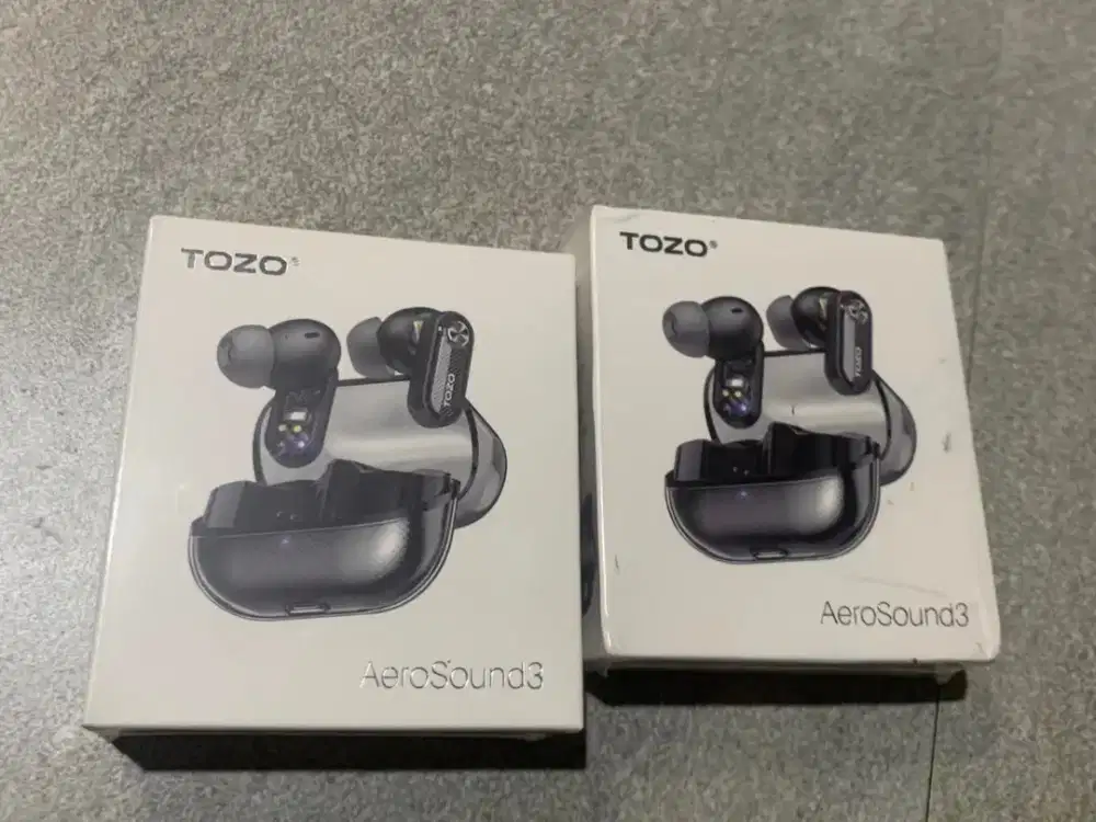 TWS TOZO Aerosound 3 Fullset New BNIB ( Black / White )