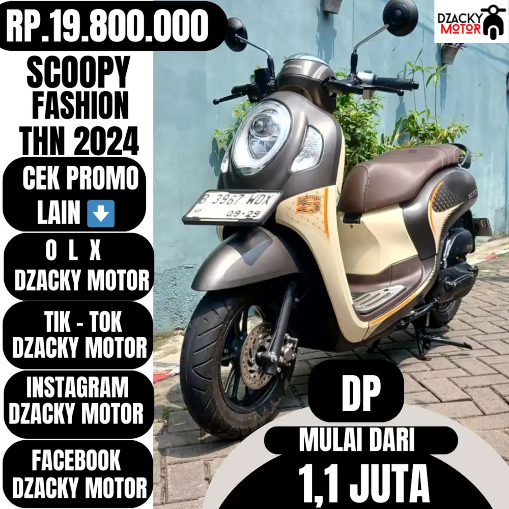 SCOOPY FASHION 2024 SECOND LIKE NEW