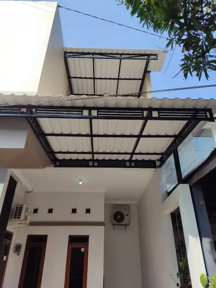 Atap kanopi alderon, solarflat murah