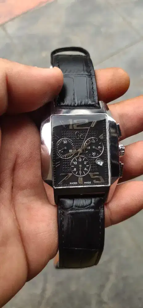 (WAJIB Transaksi Offline) Guess Collection Chronograph Authentic