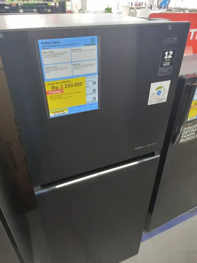 Kulkas Aqua 2 Pintu Inverter