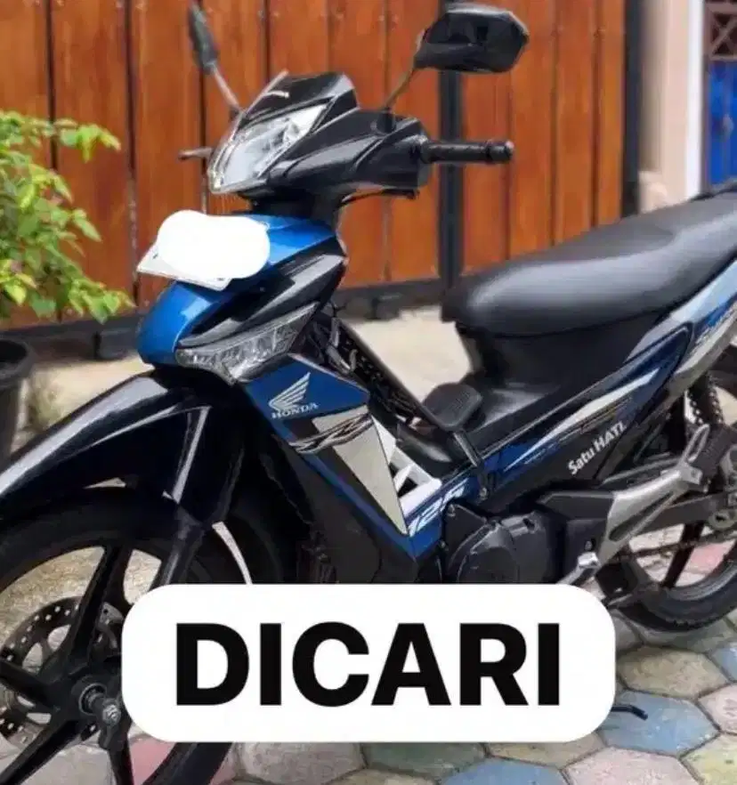 Di Cari Supra X 125 Double Disk DD Tahun 2012 Ke Atas Supra X 2014