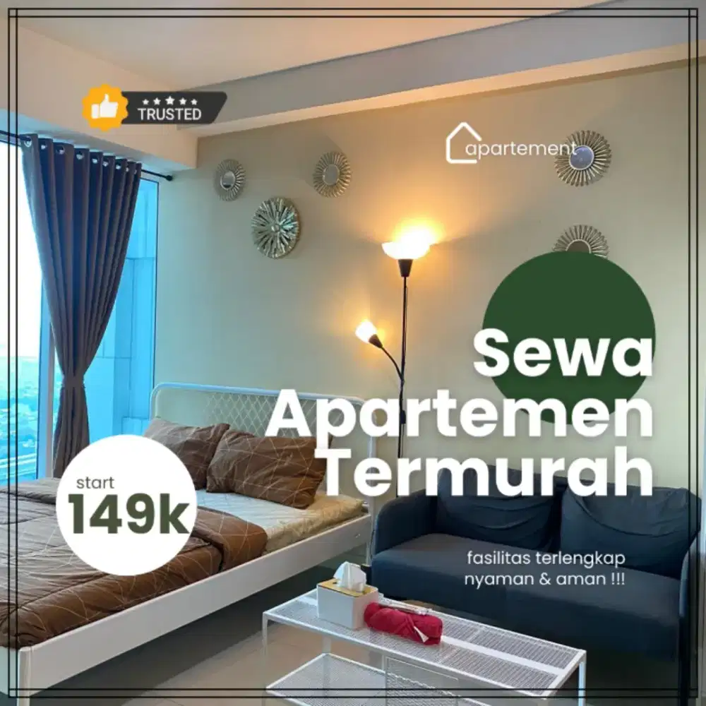 Disewakan Apartemen Bekasi Harian/Transit Termurah TRANSPARK JUANDA
