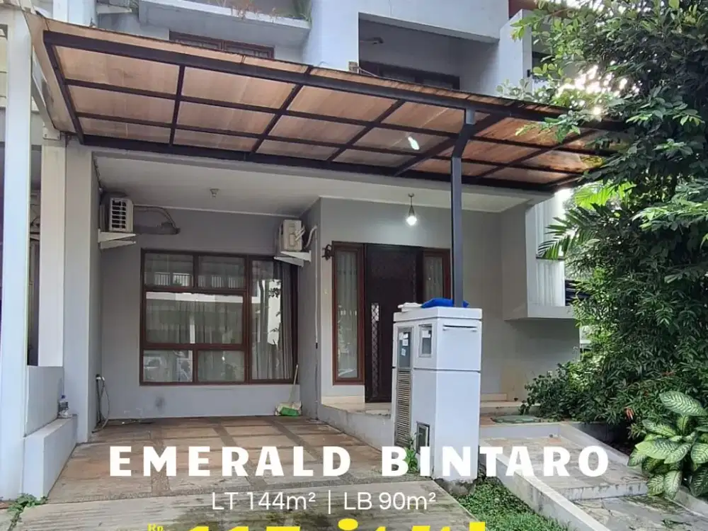 Disewakan Rumah Hook Depan Taman Rumah Siap Huni, Lokasi Strategis, Lingkungan asri, aman dan nyaman,dekat dengan dekat Fresh Market, Rs. Premier Bint