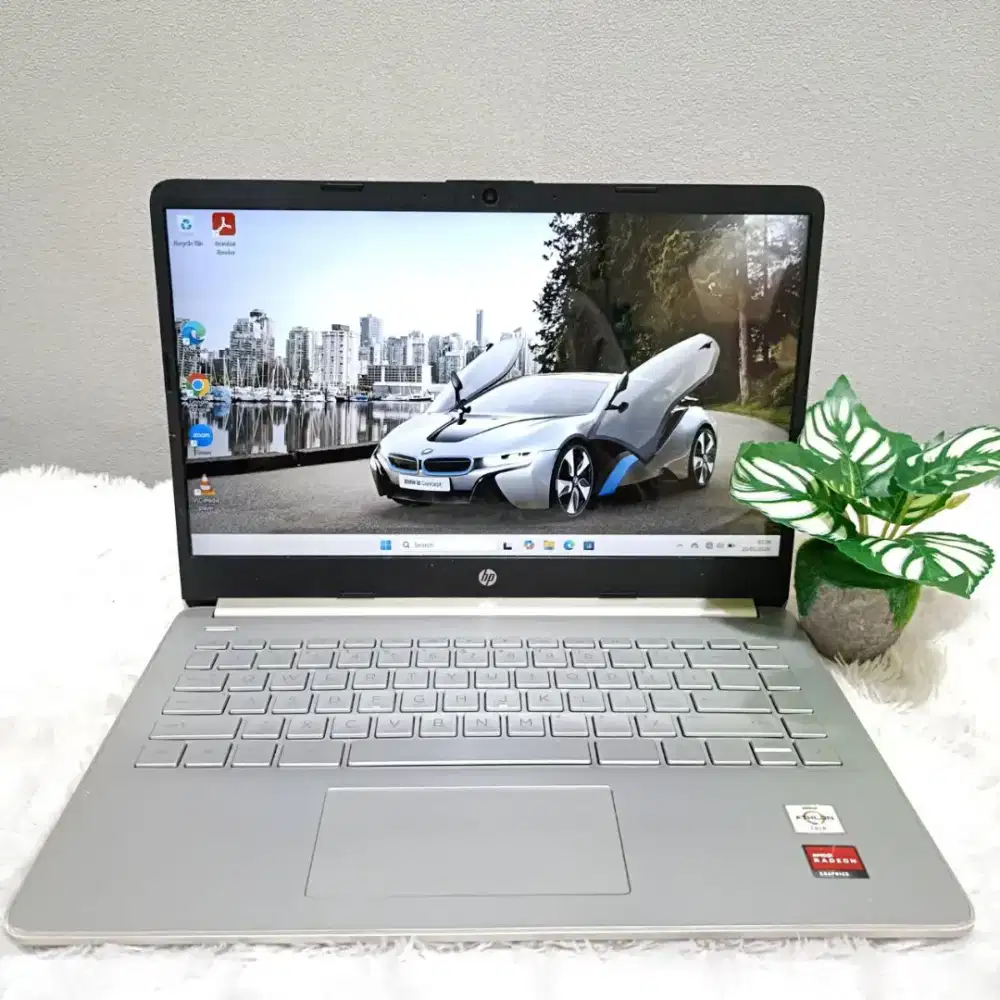 LAPTOP HP 14S FQ0023AU AMD ATHLON GOLD 3150U RAM 8GB SSD 512GB