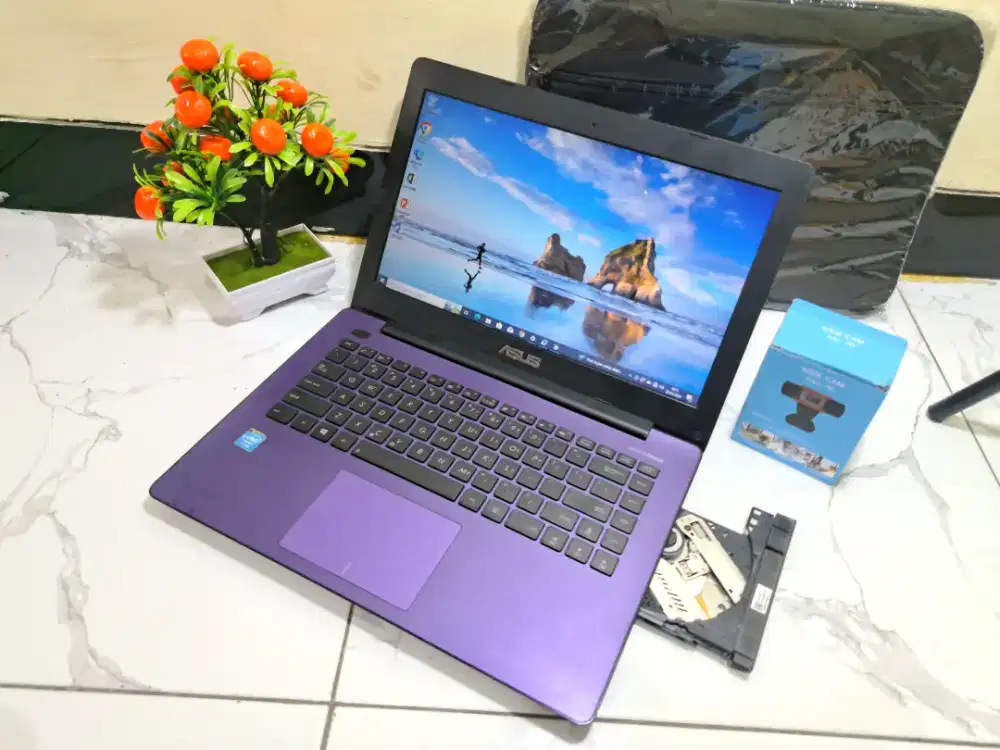 Asus X453 ram 8 gb slim siap pakai