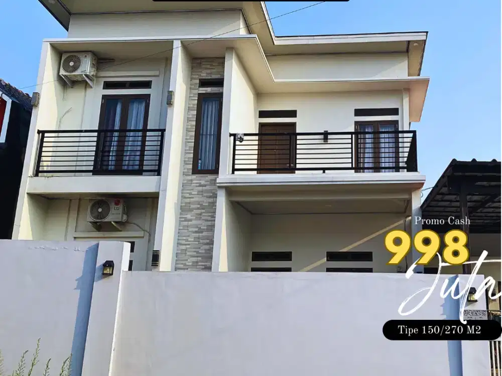 DIJUAL RUMAH MURAH 2 LANTAI TANAH LUAS DI SUKABUMI