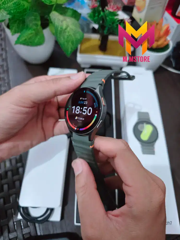 Samsung Galaxy Watch 7 44mm Green Fullset Original Sein Smartwatch