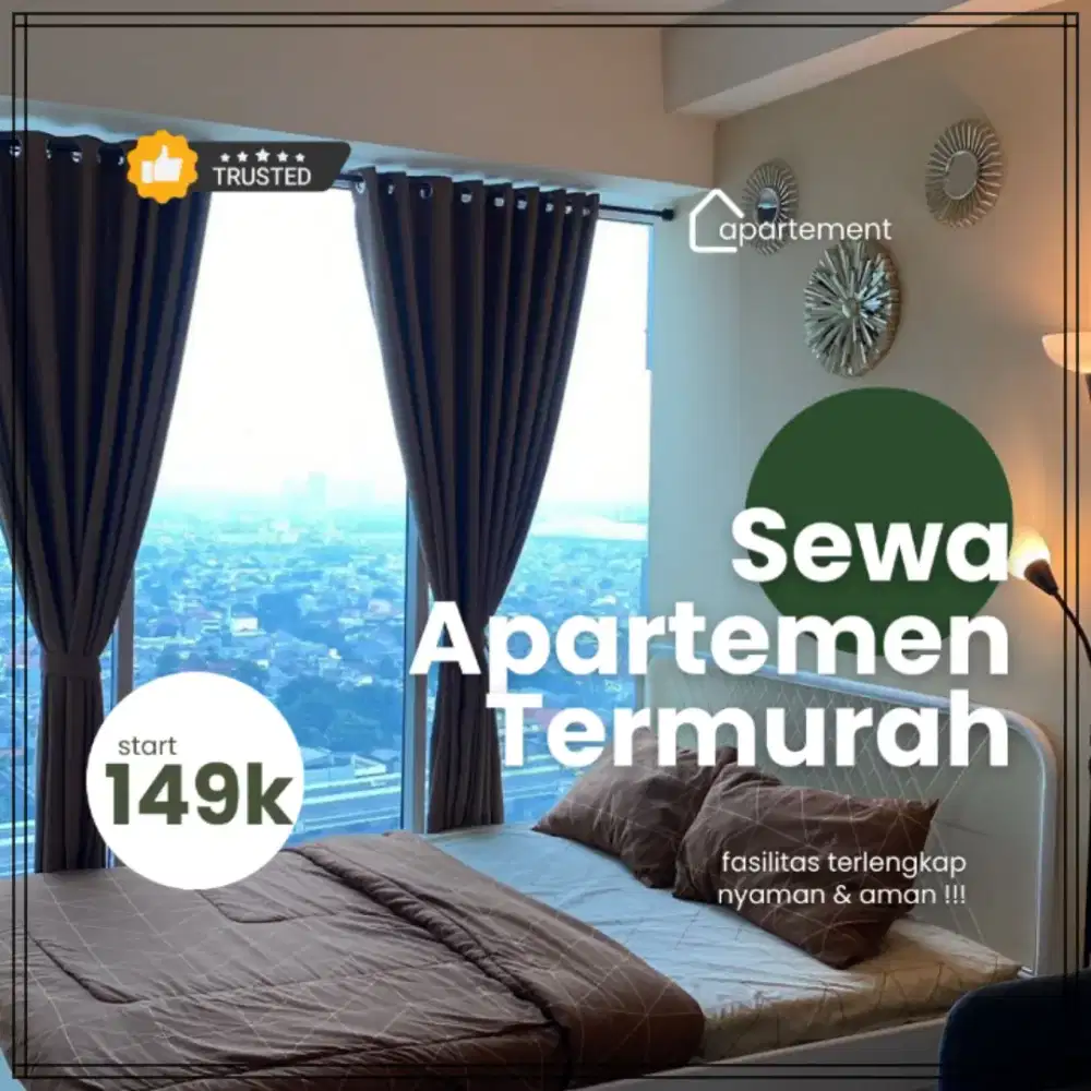 Sewa apartemen Harian/Transit Tangerang TREEPARK CITY Termurah