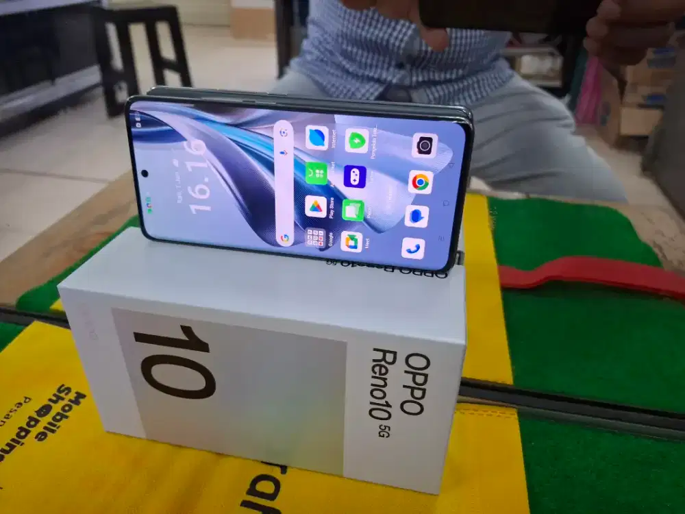 OPPO Reno 10 5G 8/256 gb lengkap normal tampa kendala
