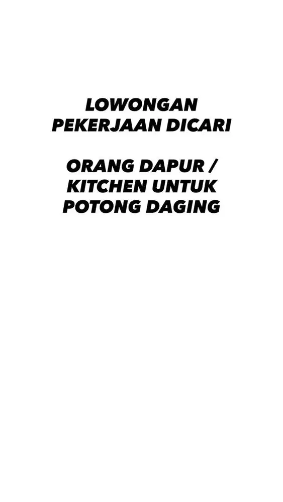 DAPUR POTONG DAGING