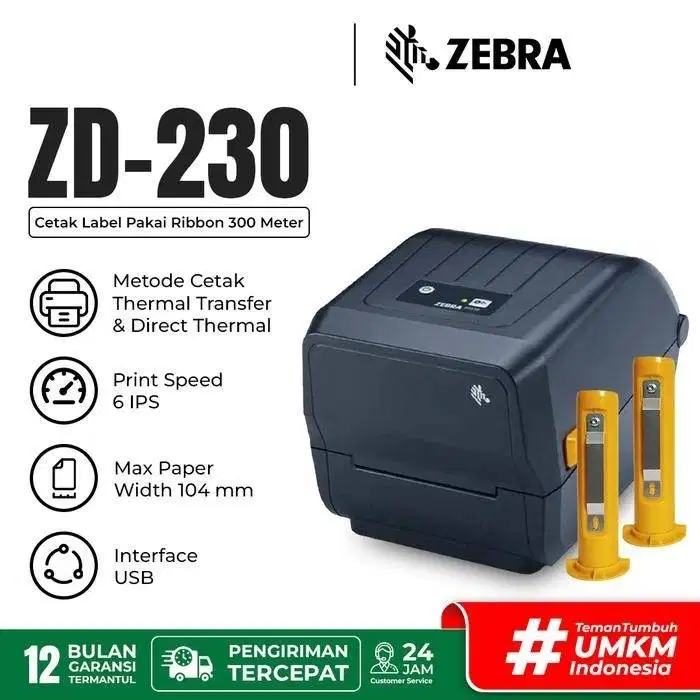 PRINTER LABEL | BARCODE ZEBRA ZD230