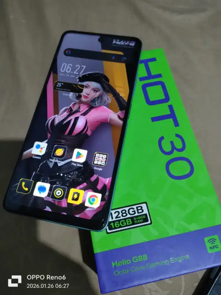 Infinix hot 30 ram 8+8/128 murmer