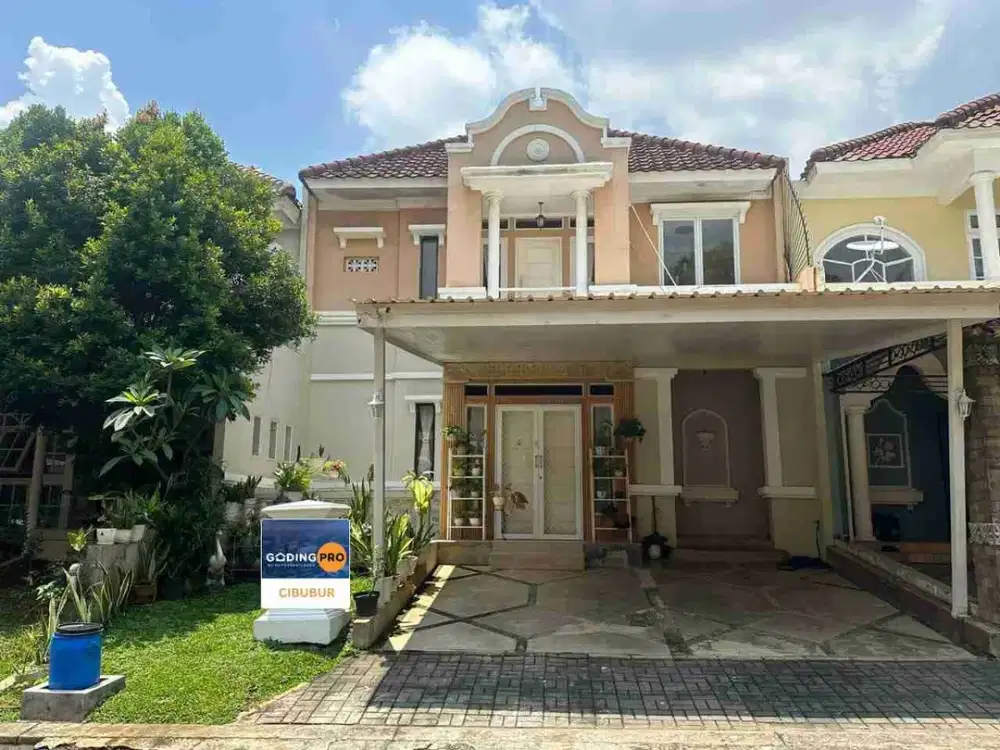 Rumah Siap Huni legenda Wisata Cibubur Cluster depan