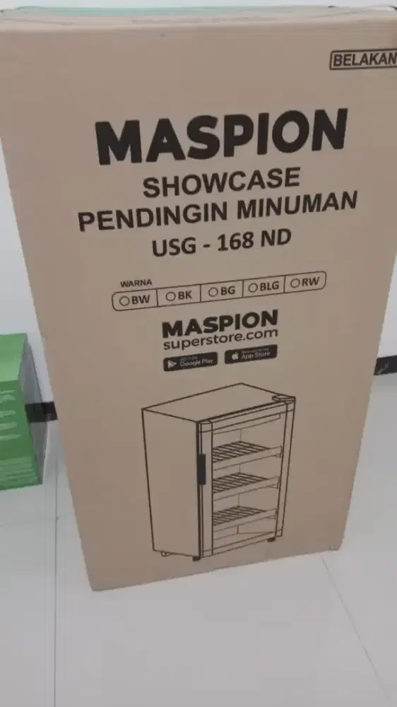 Showcase baru dapat hadiah