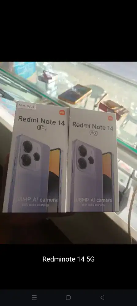 New Redminote 14 5G ram8/256 garansi resmi 1 tahun
