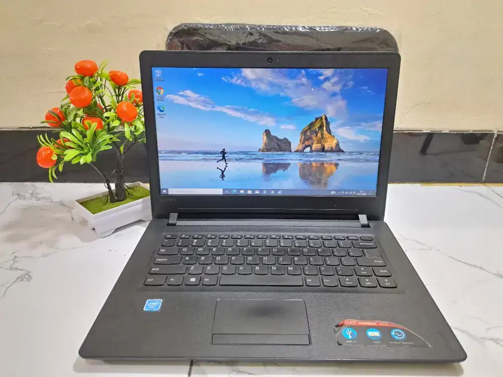Ssd 128 gb lenovo ideapad 110 slim lancar siap pakai