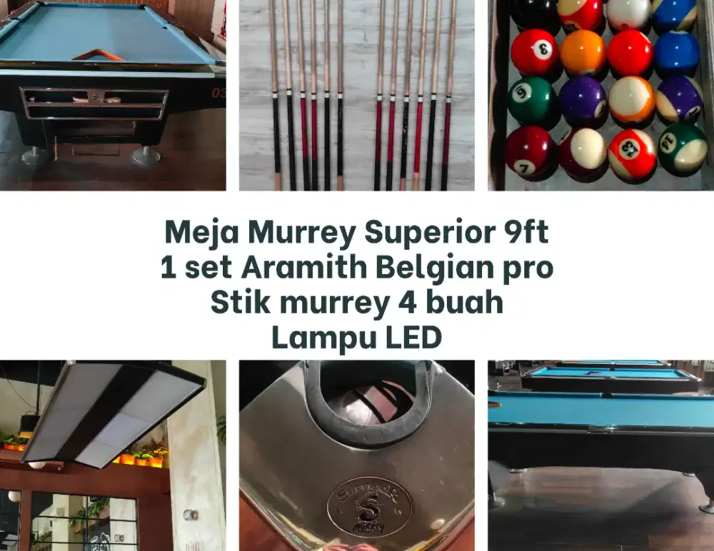 Meja Billiar Murrey Superior