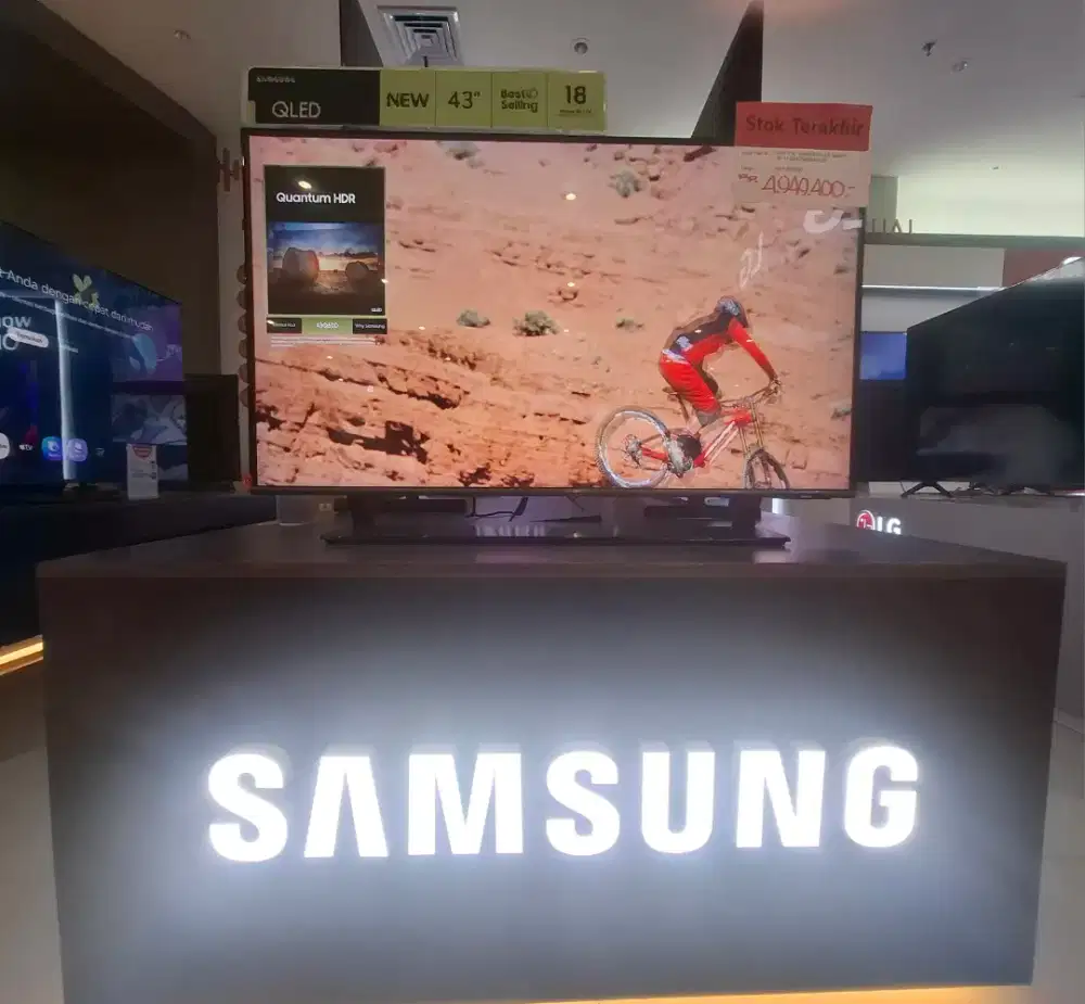 Samsung 43 Inch QLED 4K Smart TV [QA43Q60DAK] - Ex-Display Mulus